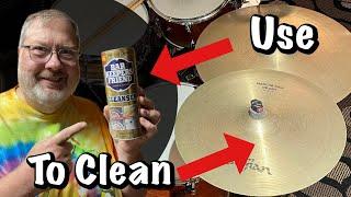 Cymbal cleaning made easy - Bar Keepers Friend