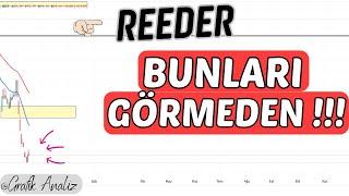 REEDER Hisse Yorum - Yatırımcılar Hangi Teknik Emareleri Takip Etmeli ?