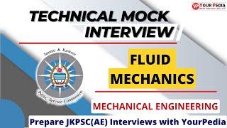 Fluid Mechanics Actual Interview Question asked in JKPSC (AE) interviews | Prepare Interview with YP