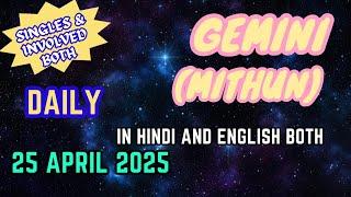Gemini | Daily Love Tarot Reading | 25 April 2025 | Hindi | English