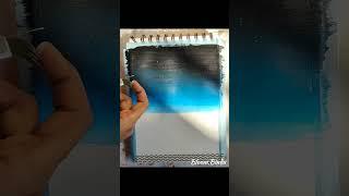 how to paint mountains acrylic ️ acrylic landscape painting tutorial #art #painting #shorts #yt