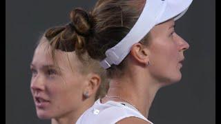 Barbora Krejcikova & Katerina Siniakova v Su-Wei Hsieh & Elise Mertens, Final Akron Open in 4K