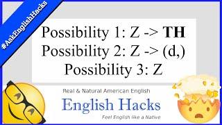 3 Different Ways to Pronounce "is the" like a Native! | Z to TH Deepdive | #AskEnglishHacks