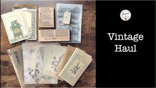 UNBOXING - CORA CREA CRAFTS VINTAGE HAUL | Journal De Sylvie