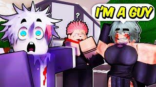 VOICE TROLLING as JUJUTSU KAISEN Characters in Roblox (hilarious)