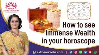 How to see Immense Wealth in your horoscope | Huge Wealth in the Charts | Wealth in astrology | Dhan