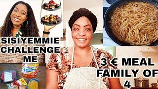 CAN 3 euros  Feed A Family of 4 in Germany ? #Cookwith1500 #SiSiYemmieTv