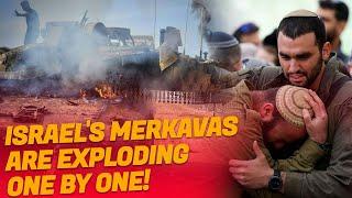 Israel's Merkavas Are Exploding One by One! Israel Faced a Nightmare in Khan Yunis