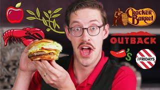 Keith Eats Everything At EVERY American Chain Restaurant • Eat The Menu Marathon