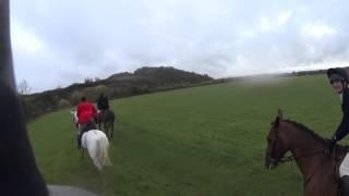 Alice & Arthur at the Ledbury Hunt Opening Meet held at Corse Lawn 6th November 2015