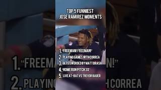 Top 5 FUNNIEST Jose Ramirez moments!
