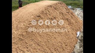 What does 30tons of sharp sand suitable for sand-filling and construction look like? 0811 133 1118