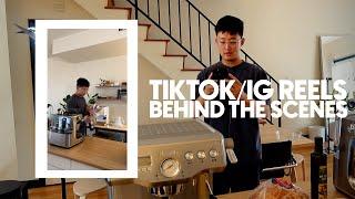 How I film my tiktoks/instagram reels | BTS vlog, unboxing, preparations