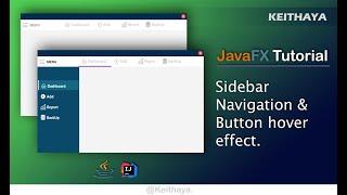 How to Create JavaFX slider navigation and button hover effect