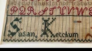 KDHM Artifact Corner: 19th Century Sampler