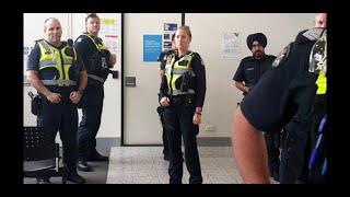 Arrested Inside Police Station - Raw Footage