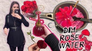 MAKE ROSE WATER WITH ME (RELAXING + ASMR)