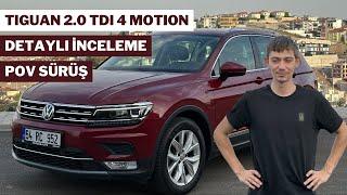 2.0 Dizel 4 Motion Tiguan İnceledik ! Detaylı İnceleme / Pov Sürüş 0-100 Hızlanma ENG.SUBTITLE