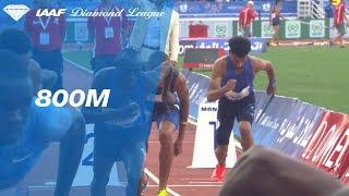 Nijel Amos 1.43.91 to win the Men's 800m - IAAF Diamond League Rabat 2017