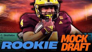 2025 Rookie Mock Draft (1 QB - 2 Rounds) with Landing Spots *You Won't Believe This*