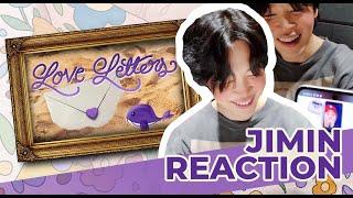 BTS' Jimin reacts to "Love Letters" Official MV (ARMYs Song For BTS 2023)