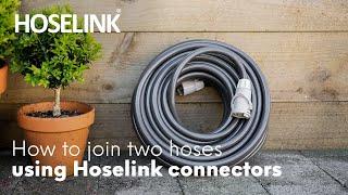 How to join two hoses using Hoselink connectors