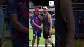 When two legends Brian Lara and Virat Kohli met at Queens Park Oval I WIvsIND