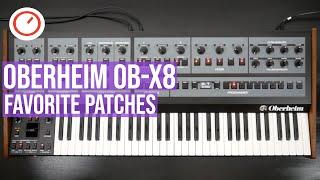 Oberheim OB-X8 Sound Demo (No FX) - My Favorite Patches - It Sounds MASSIVE