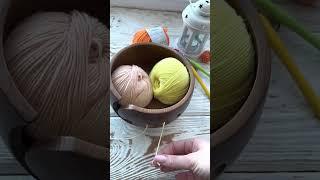 WOODEN YARN BOWL