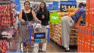 Fat Guy With BBL Farts On People Of Walmart!!