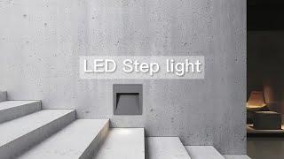 High Power Step Light IP65 Waterproof Recessed Led Wall Lamp