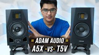 Adam Audio A5X Detailed Review & Comparison with T5V!