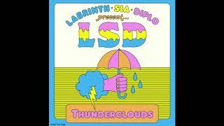 LSD - Thunderclouds ft. Sia, Diplo, Labrinth (Official Instrumental + Backing Vocals) [HQ]