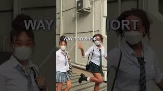 BECOMING A JAPANESE SCHOOLGIRL FOR 24H (like for pt. 2) #shorts