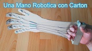 How to Make a Robotic Hand in your House with Carton | Homemade inventions | Sagaz Perenne