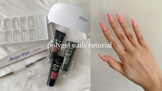 trying the polygel nail kit from shopee (below php500)