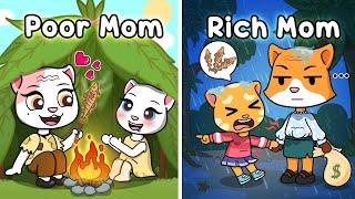 Rich Mom vs Poor Mom | Talking Tom & Friends In Toca Life World | Tommy Toca