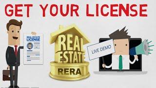 How To Get A Real Estate  License with Live Demo