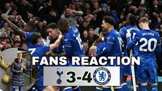 CHELSEA THRASH TOTTENHAM TOTTENHAM 3-4 CHELSEA HIGHLIGHTS NIGERIAN CHELSEA FANS REACTION PALMER