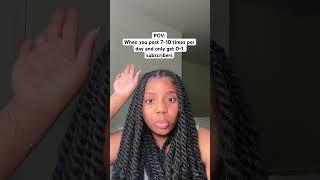 The struggle as a small content creator  #shorts