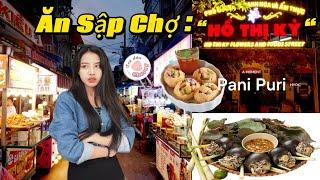 Vlog || Lần Đầu Trải Nghiệm Phố Ẩm Thực Chợ Đêm Hồ Thị Kỷ 2024  