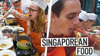 SINGAPORE FOOD TOUR! (Laksa, Hoon Kueh and Spring Rolls)