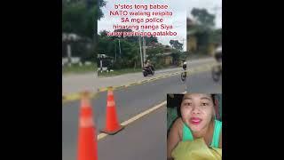 BABAING HINDI HUMINTO KAHIT PINAPARA NG MGA POLICE #viralvideo #viral #trendingnow #trending #girl