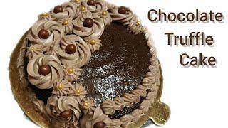 Chocolate Truffle Cake | Chocolate Cake | Chocolate Ganache Cake | Chocolate Eggless Cake