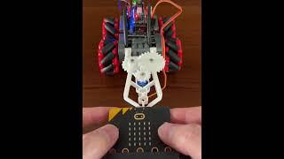 Amazing!  MicroCode can also control the 3D-printed robotic claw?