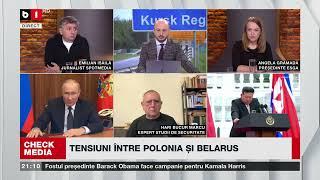 CHECK MEDIA.  RUSIA A ÎNCEPUT CONTRAOFENSIVA ÎN KURSK / GERMANIA, 1,4 MLD EURO PENTRU KIEV. P1/2