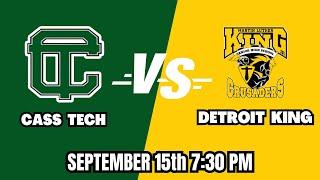 Gridiron Game Day || Detroit Cass Tech vs Detroit King || Full Livestream