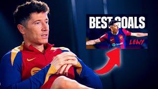 LEWANDOWSKI PICKS his TOP 5 GOALS | FC Barcelona 