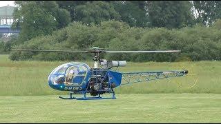 Helidays Duisburg 2018 - Lama SA 315-B with Gas Engine