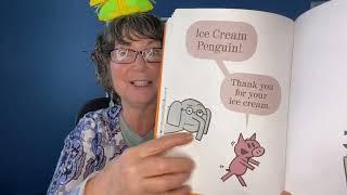 Maba (Grandma) Reads. Ages 3-6. The Thank You Book by Mo Willems.